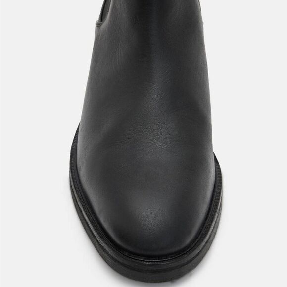 All Saints Creed Leather Chelsea Boots Black Leather EU 44 US 11
